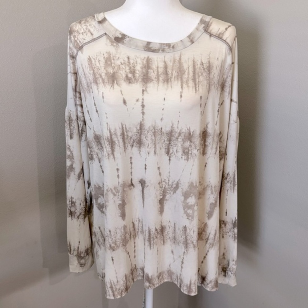 NWT SEW IN LOVE | GREIGE TUNIC 2XL